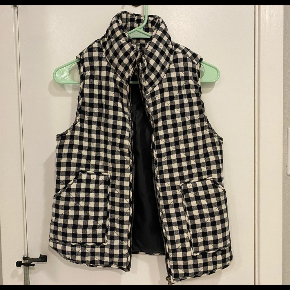 Gingham Vest